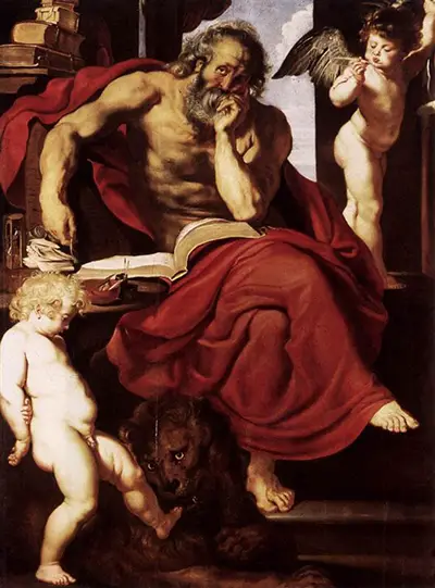 St Jerome in his Hermitage Peter Paul Rubens